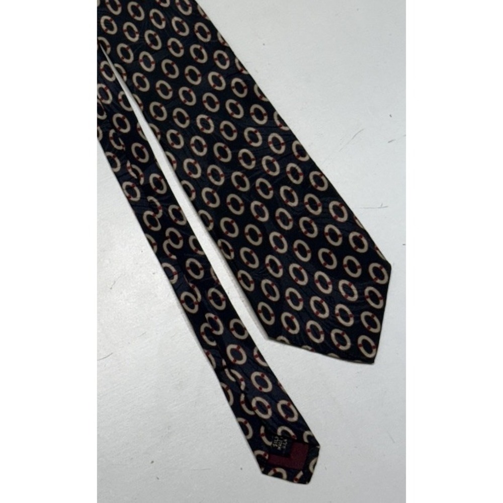 Gitman Bros 100% Silk‎ Geometric Circles Tie Made In USA